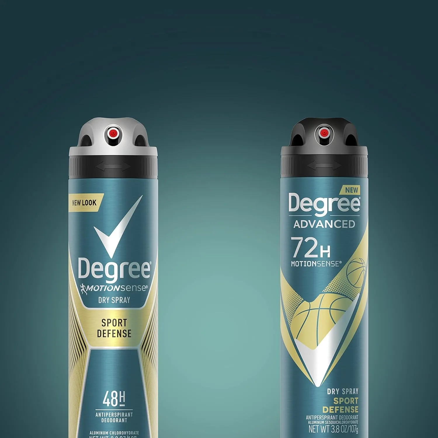Men Antiperspirant Deodorant Dry Spray Sport Defense 3 Count Deodorant for Men 3.8 Oz