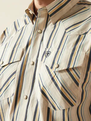 Men's Ariat Finnley Snap Long Sleeve Shirt - Cream