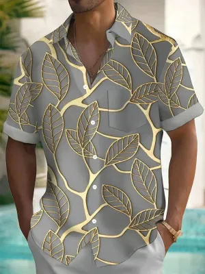 Men's Ben Digital Print Short-Sleeve Shirt