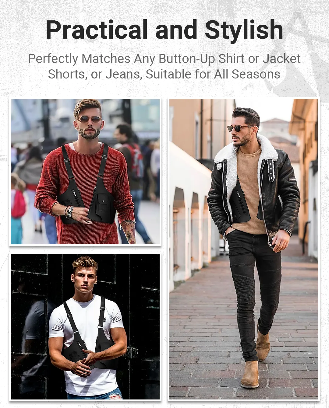 Men's Chest Bag Phone Pouch! 🎒👜🌍