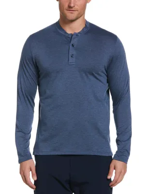 Mens Crossover Performance Hybrid Collar Golf Pullover