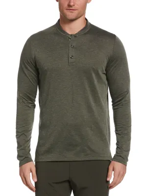 Mens Crossover Performance Hybrid Collar Golf Pullover