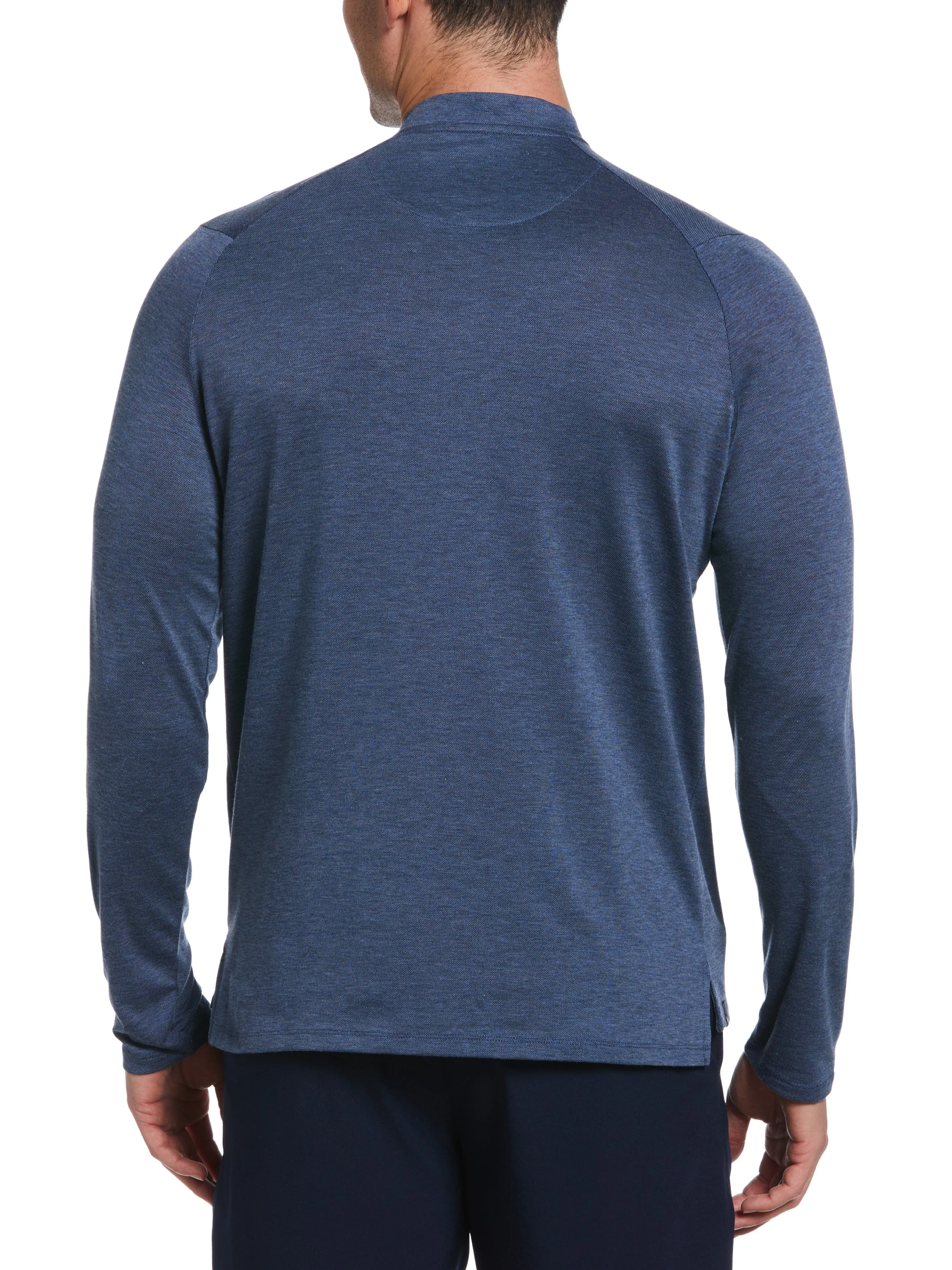 Mens Crossover Performance Hybrid Collar Golf Pullover