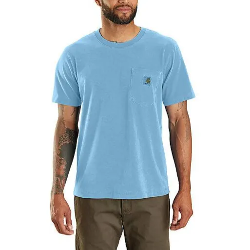 MEN'S GARMENT DYED POCKET T-SHIRT