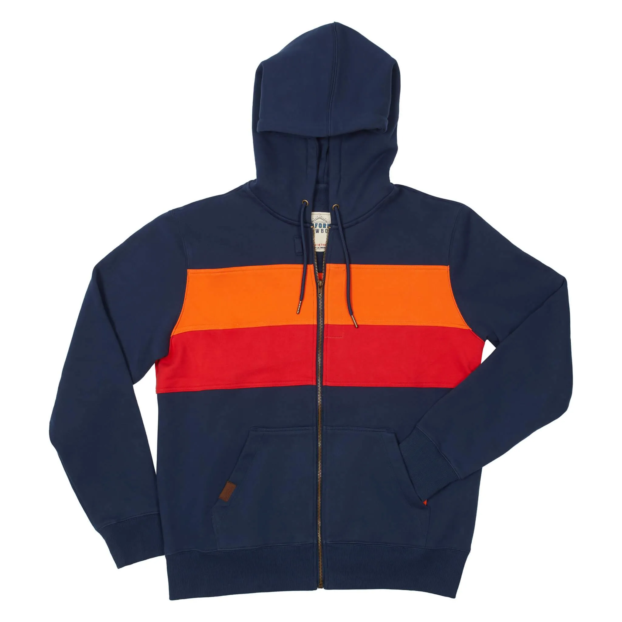 Men's PCH Full Zip Hoodie - Stripe, Farallon Navy