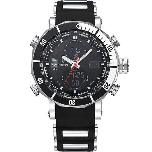 Men's Quartz Dual Time Zone Watch