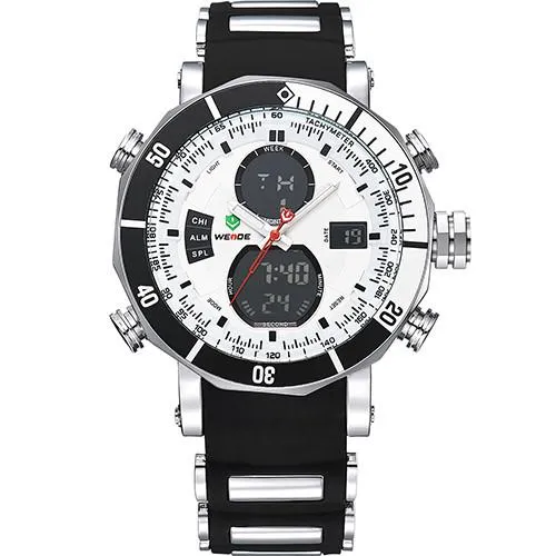 Men's Quartz Dual Time Zone Watch