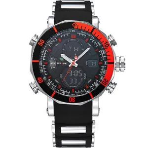 Men's Quartz Dual Time Zone Watch