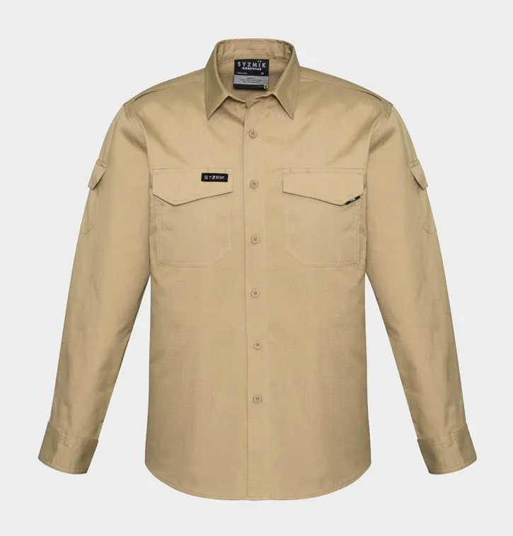 Mens Rugged Cooling Long Sleeve Shirt by Syzmik Workwear - Style ZW400