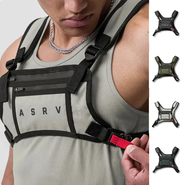 Men's Tactical Chest Rig & Waist Pack – Streetwear and Fitness Accessory
