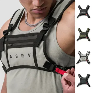 Men's Tactical Chest Rig & Waist Pack – Streetwear and Fitness Accessory