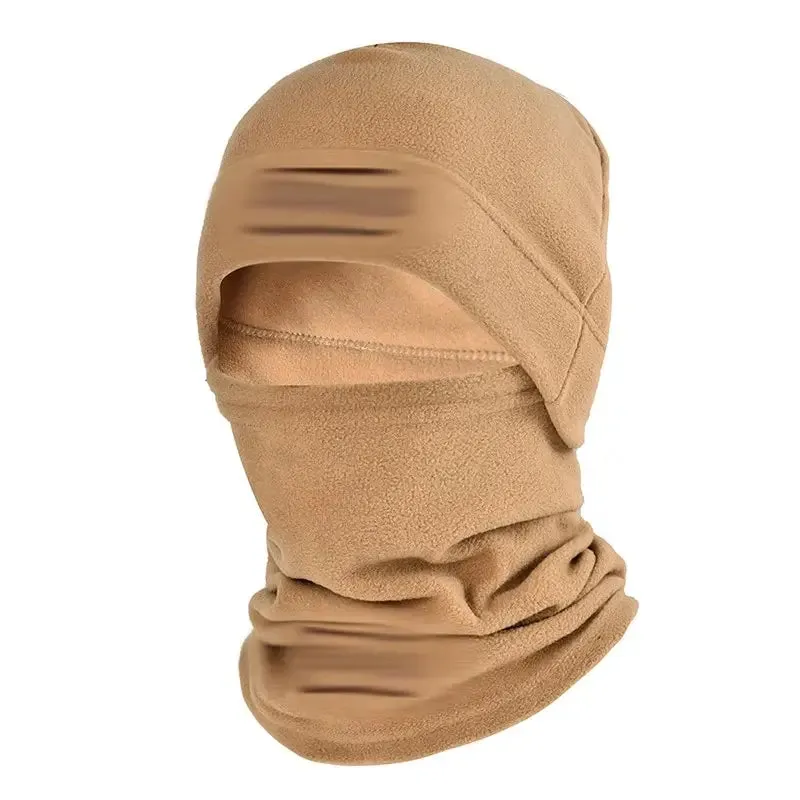 Men's Thermal Fleece Balaclava Hat - Winter Face Warmer & Tactical Beanie