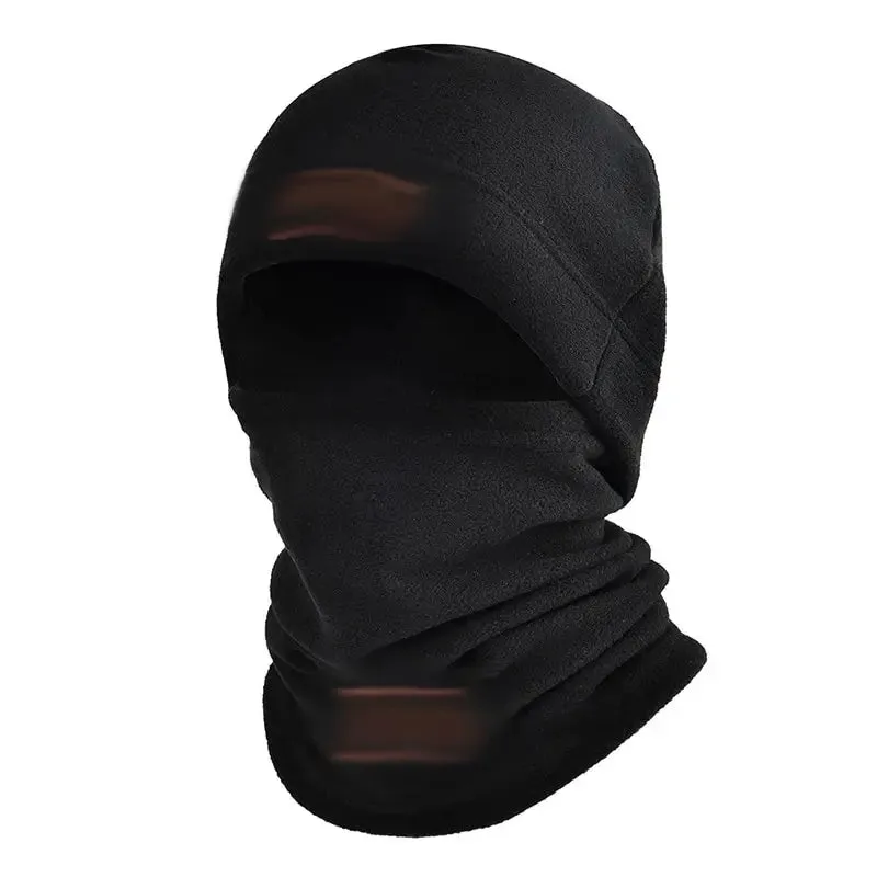 Men's Thermal Fleece Balaclava Hat - Winter Face Warmer & Tactical Beanie