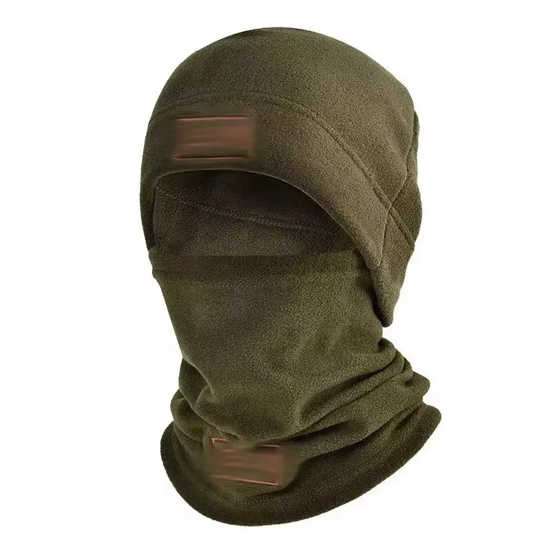 Men's Thermal Fleece Balaclava Hat - Winter Face Warmer & Tactical Beanie