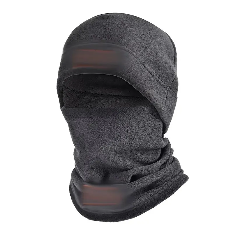 Men's Thermal Fleece Balaclava Hat - Winter Face Warmer & Tactical Beanie