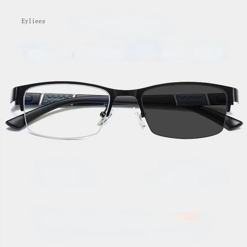 Men's Vintage Business Photochromic Myopia Glasses