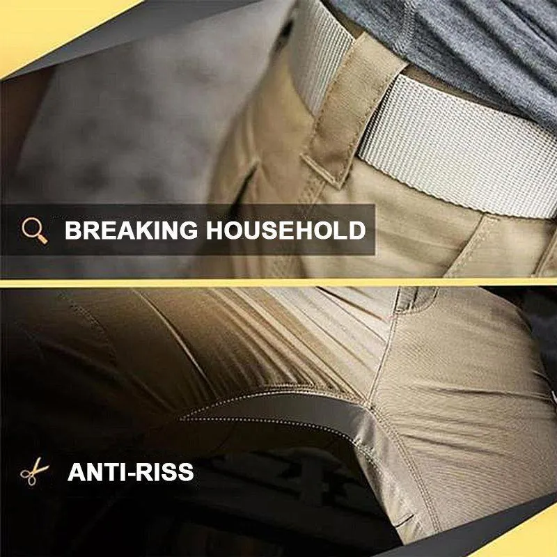 Men's waterproof tactical pants with pockets