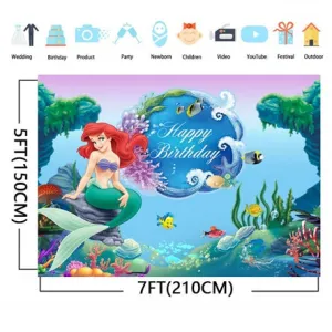 Mermaid Princess Background for Photography