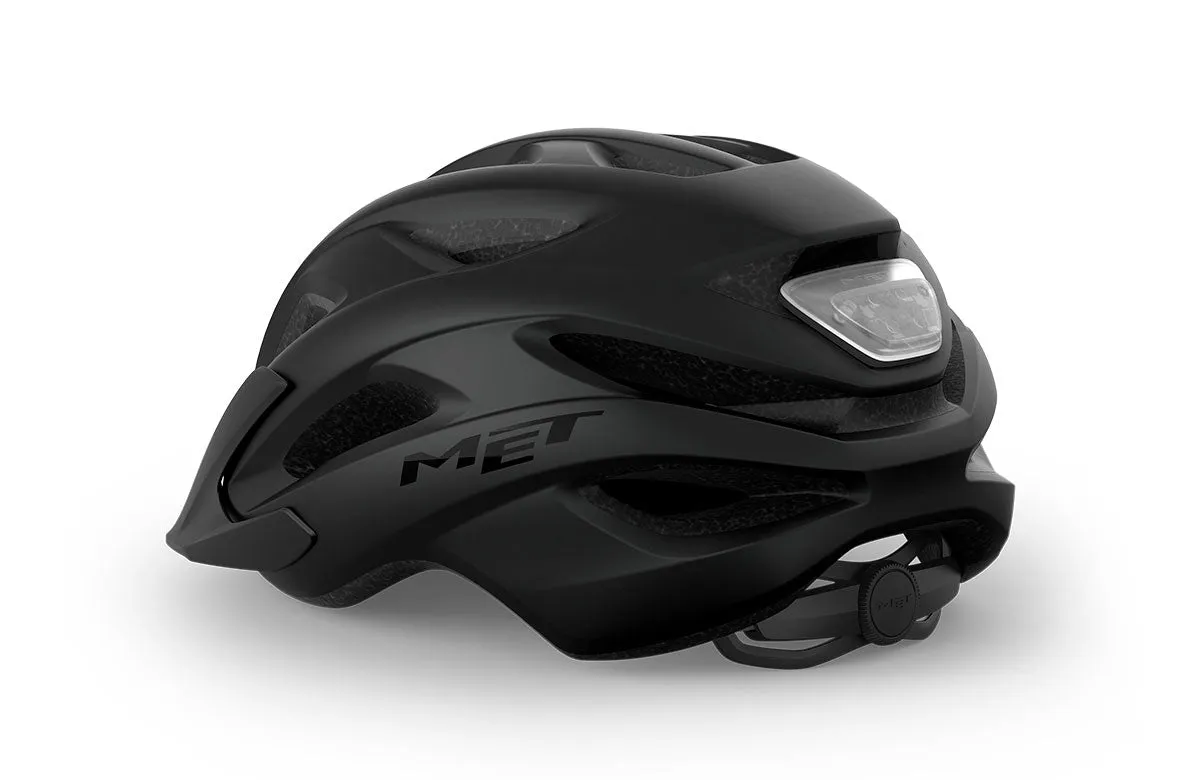 Met Casco de Bicicleta Crossover Ce Black | Matt