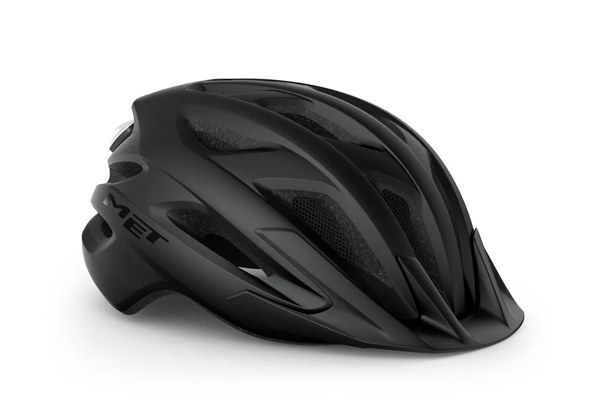 Met Casco de Bicicleta Crossover Ce Black | Matt
