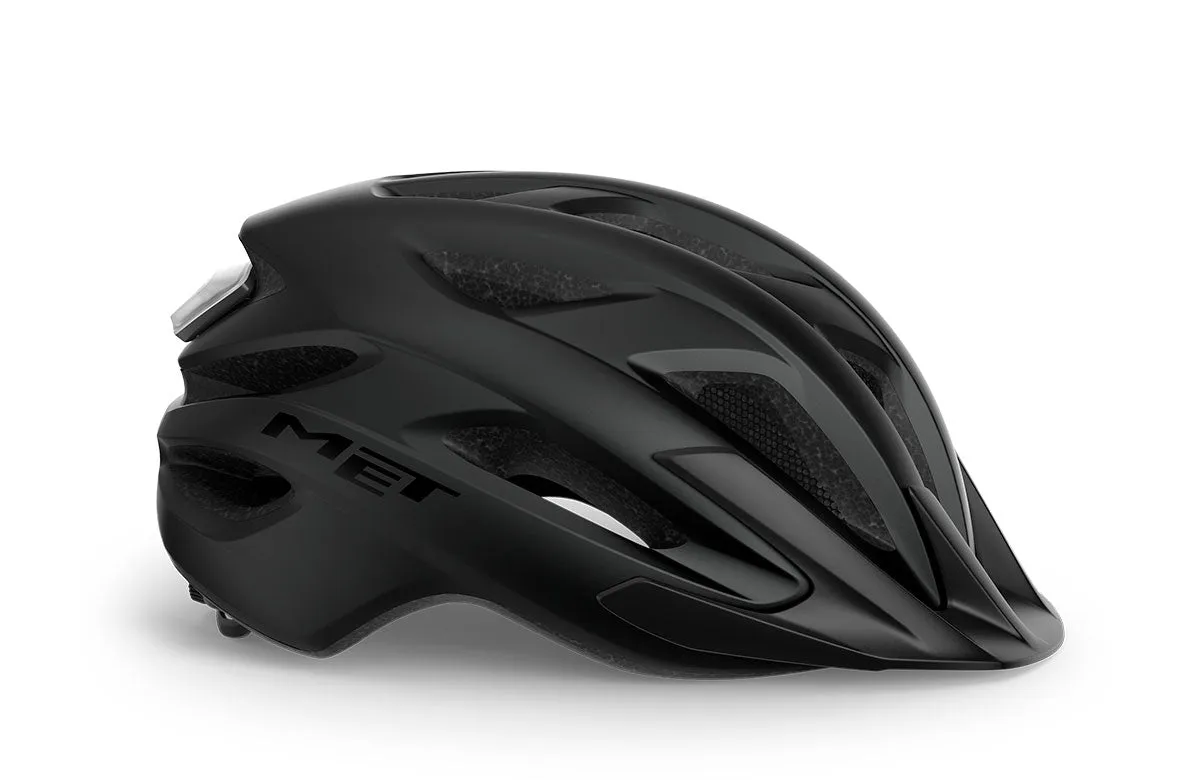 Met Casco de Bicicleta Crossover Ce Black | Matt