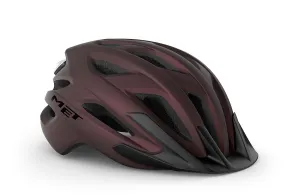 Met Casco de Bicicleta Crossover Ce Burgundy | Matt