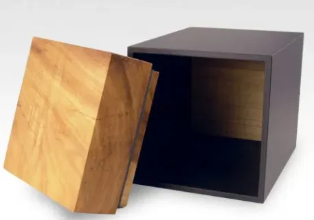 META Poplar Wood Cremation Urn
