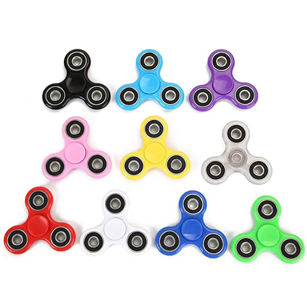 Metal Fidget Spinner 10 Pack Stainless Steel Bearing 2-5 Min High Speed