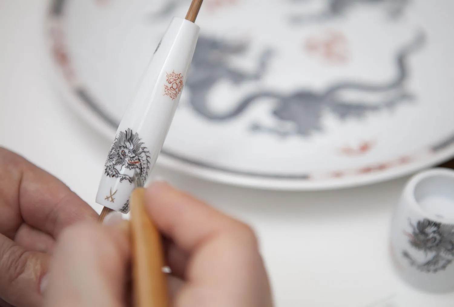 MÜHLE EDITION Fusion Razor, Meissen Porcelain