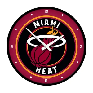 Miami Heat: Modern Disc Wall Clock