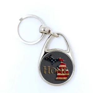 Michigan Home Keychain