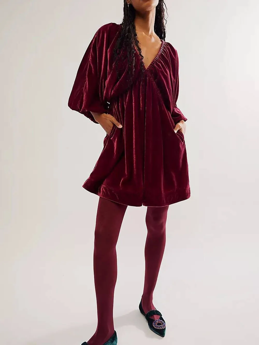 Milena | Velvet Mini Dress
