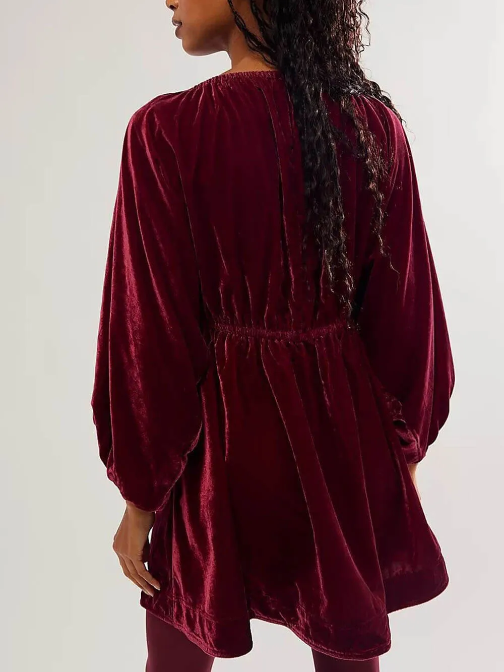 Milena | Velvet Mini Dress