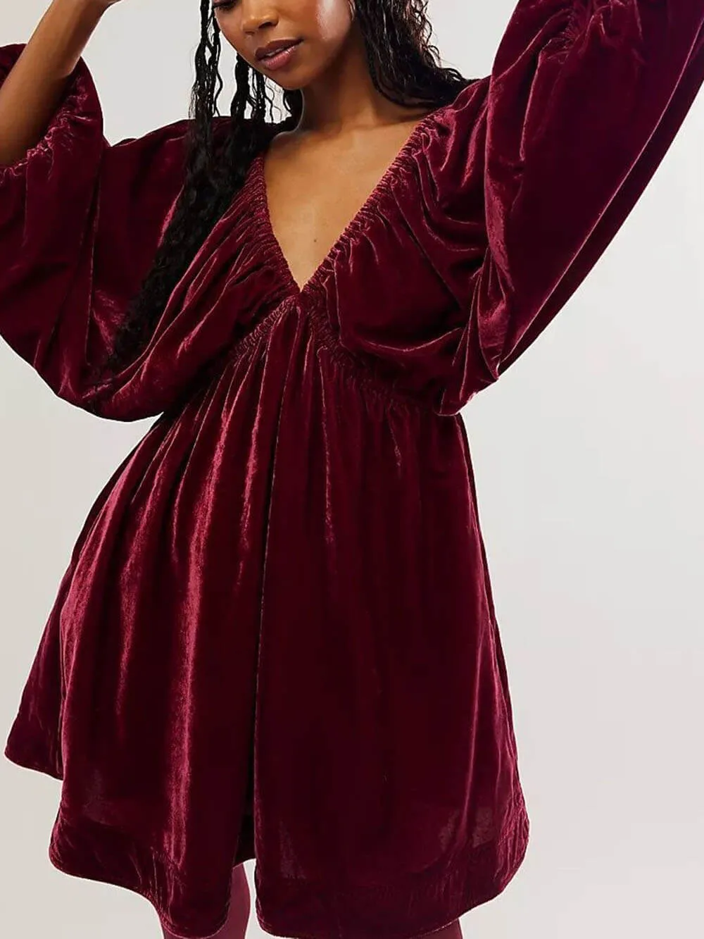 Milena | Velvet Mini Dress