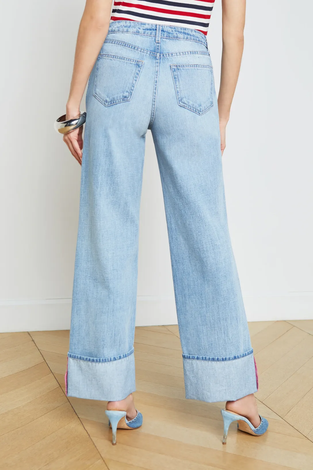 Miley Cuffed Wide Leg Jean | Emerson