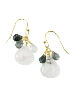 Milk Cluster Earrings