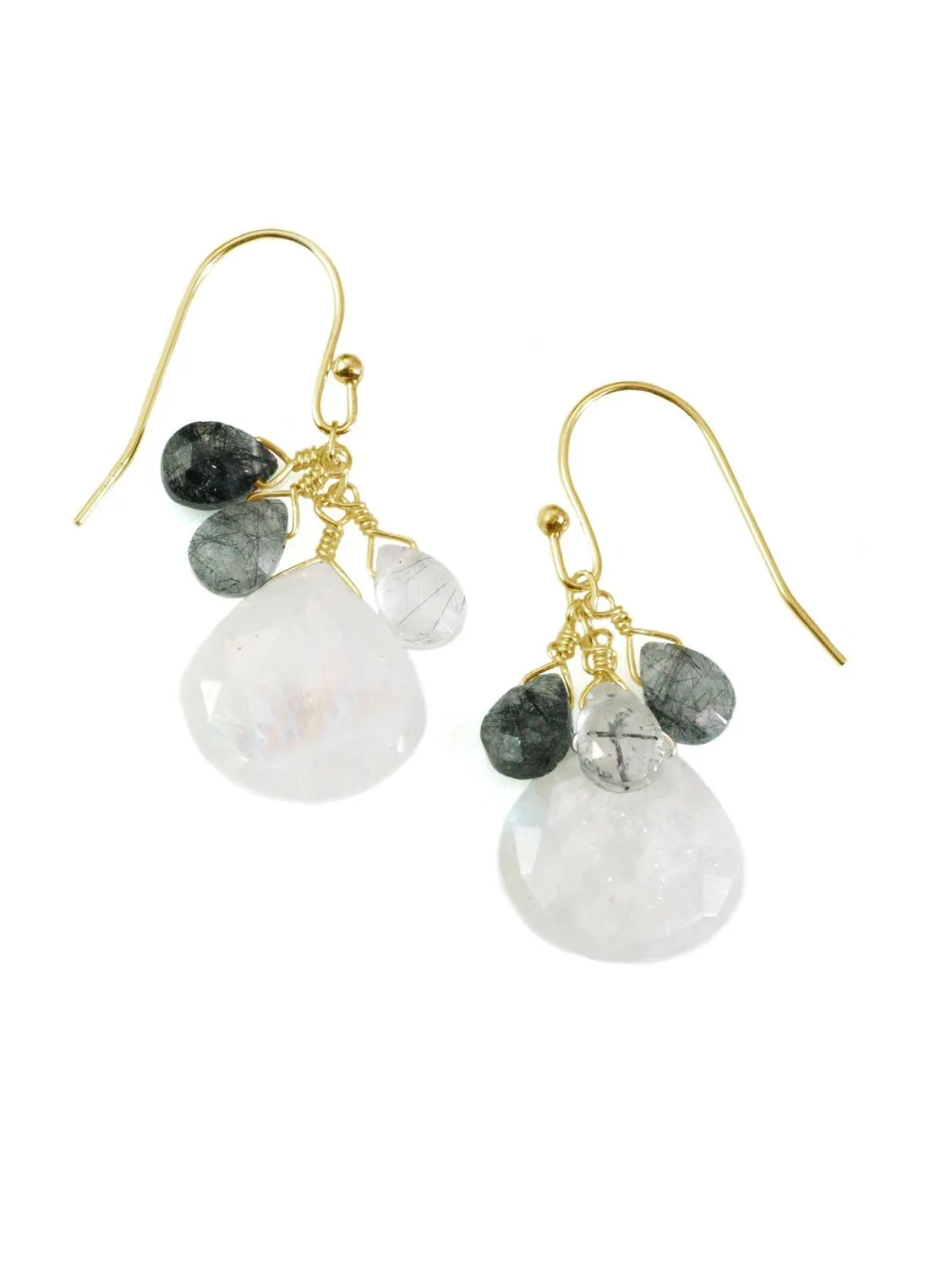 Milk Cluster Earrings