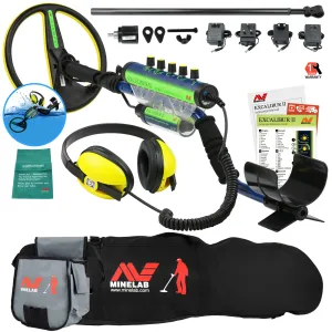 Minelab Excalibur II 1000 Waterproof Detector w/ Padded Carry Bag & Finds Pouch