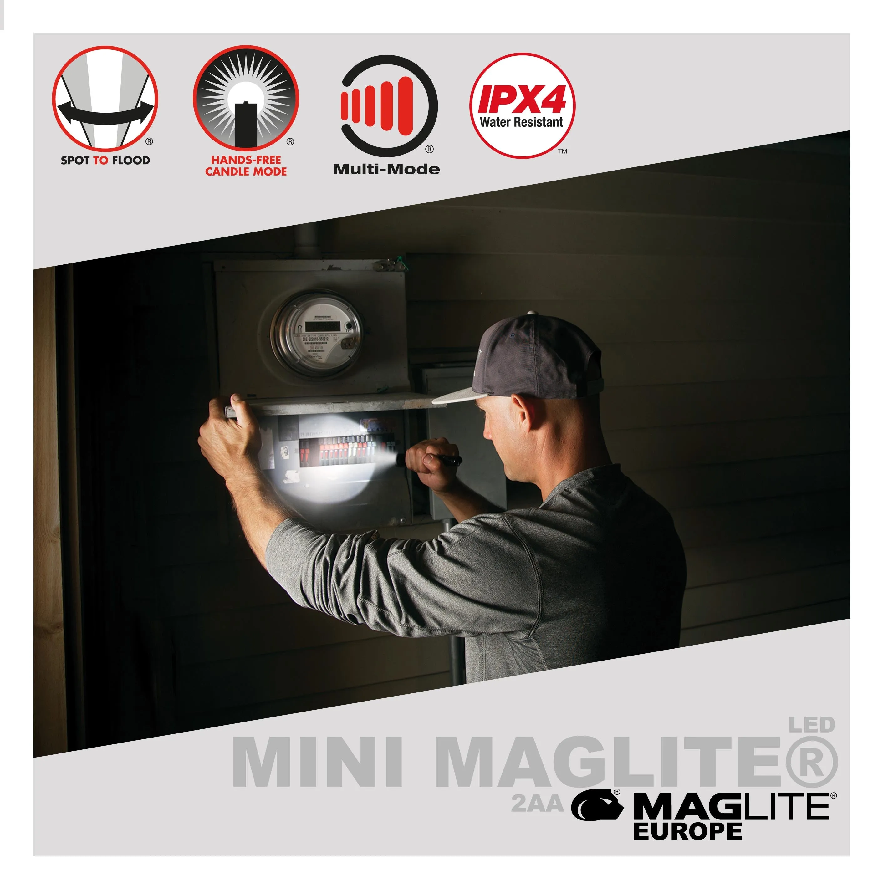 Mini Maglite® LED AA Taschenlampe