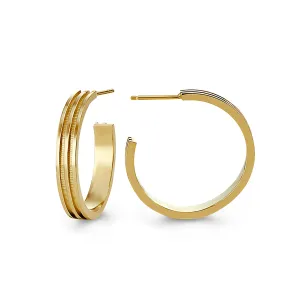 Mini Parallel Hoop Earrings