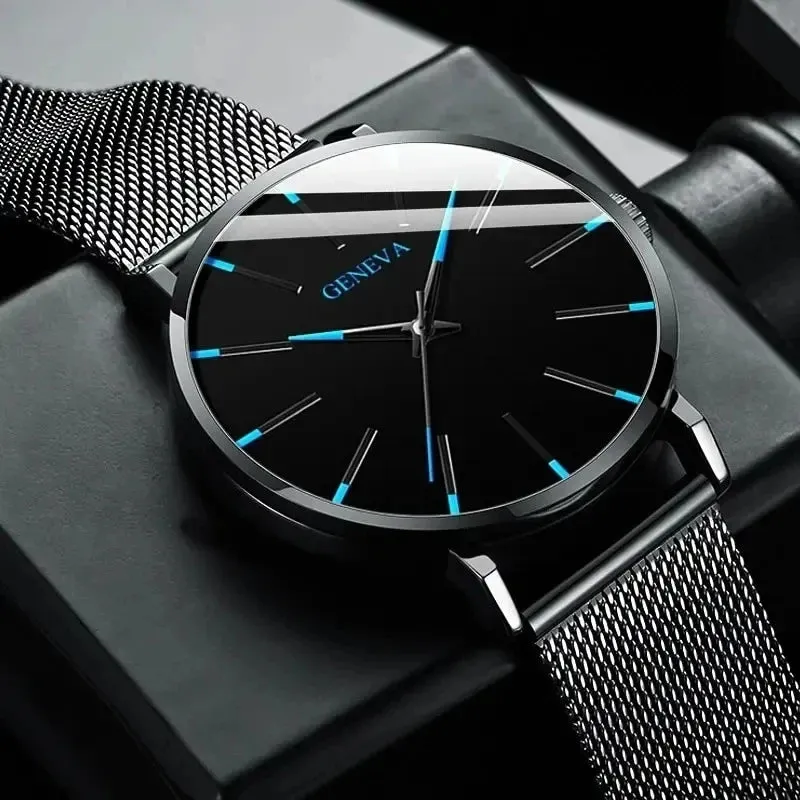 Minimalist Quartz Watch & Bracelet Set