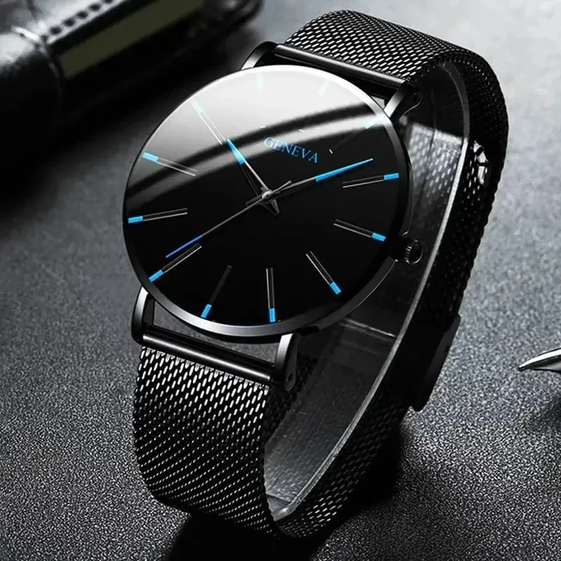 Minimalist Quartz Watch & Bracelet Set