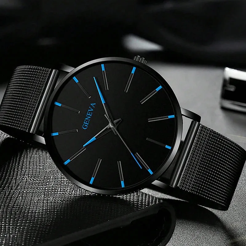 Minimalist Quartz Watch & Bracelet Set