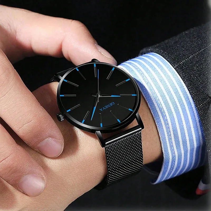 Minimalist Quartz Watch & Bracelet Set