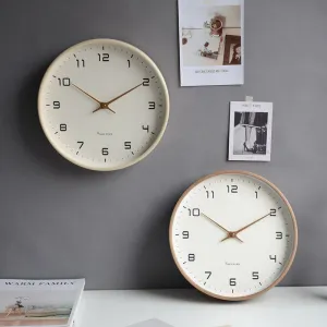 Minimalist Scandinavian Wooden Wall Clock – Timeless Elegance and Silent Functionality