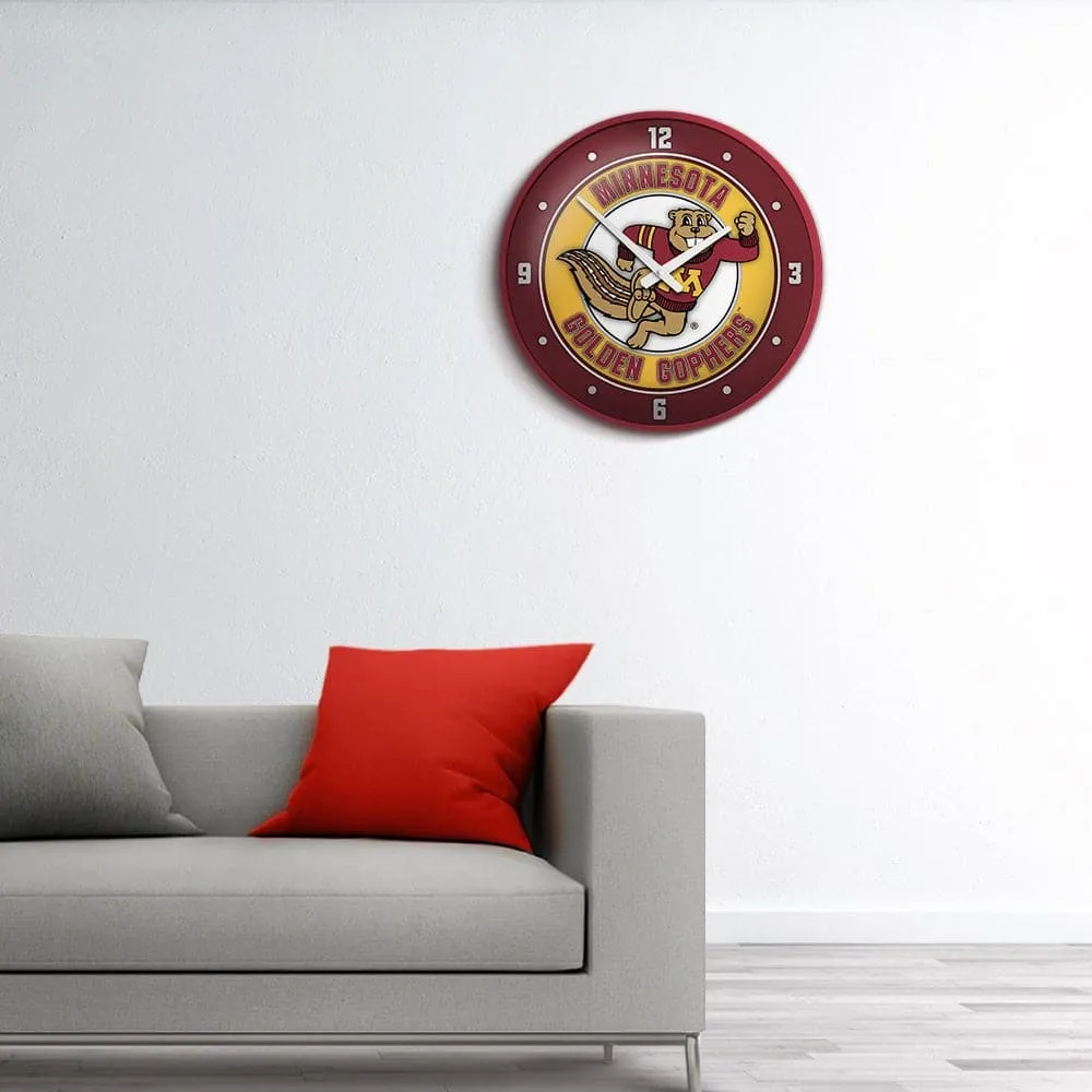 Minnesota Golden Gophers: Goldy - Modern Disc Wall Clock