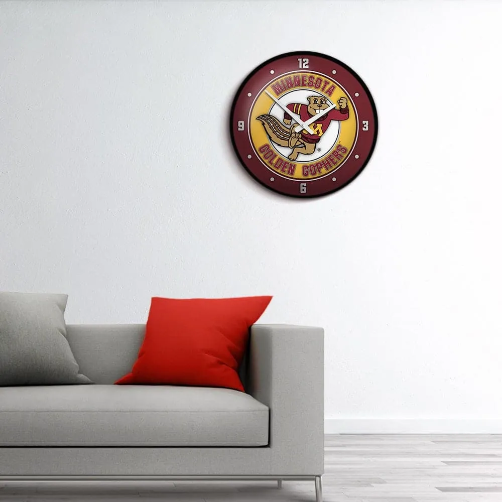 Minnesota Golden Gophers: Goldy - Modern Disc Wall Clock