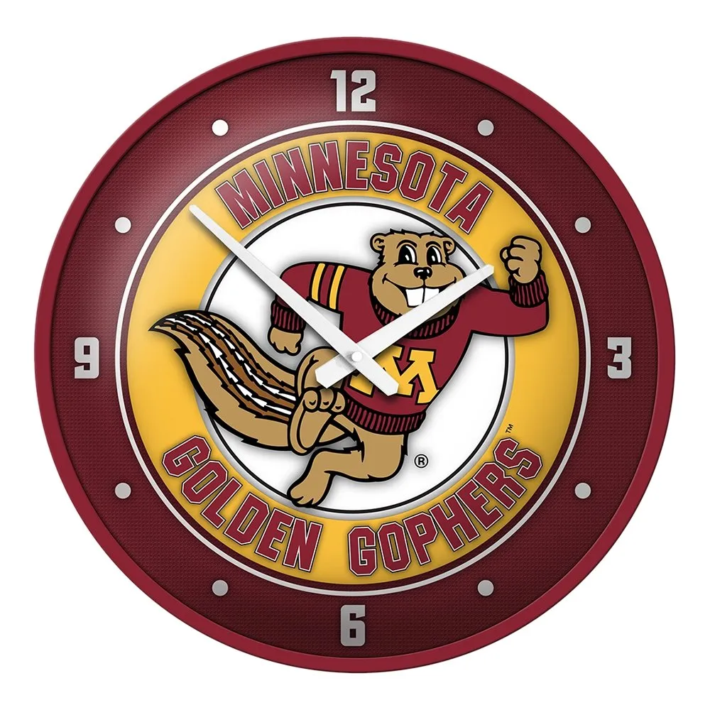 Minnesota Golden Gophers: Goldy - Modern Disc Wall Clock
