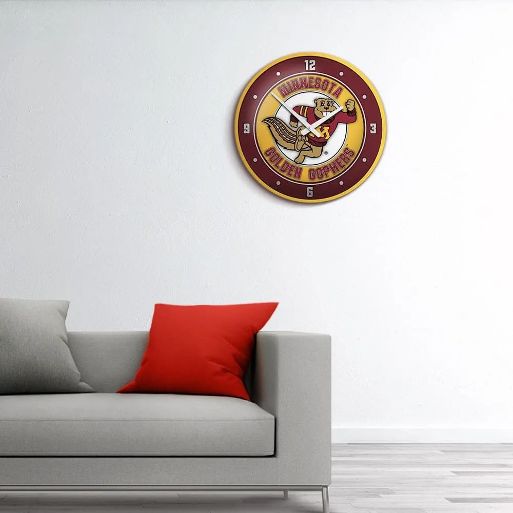 Minnesota Golden Gophers: Goldy - Modern Disc Wall Clock