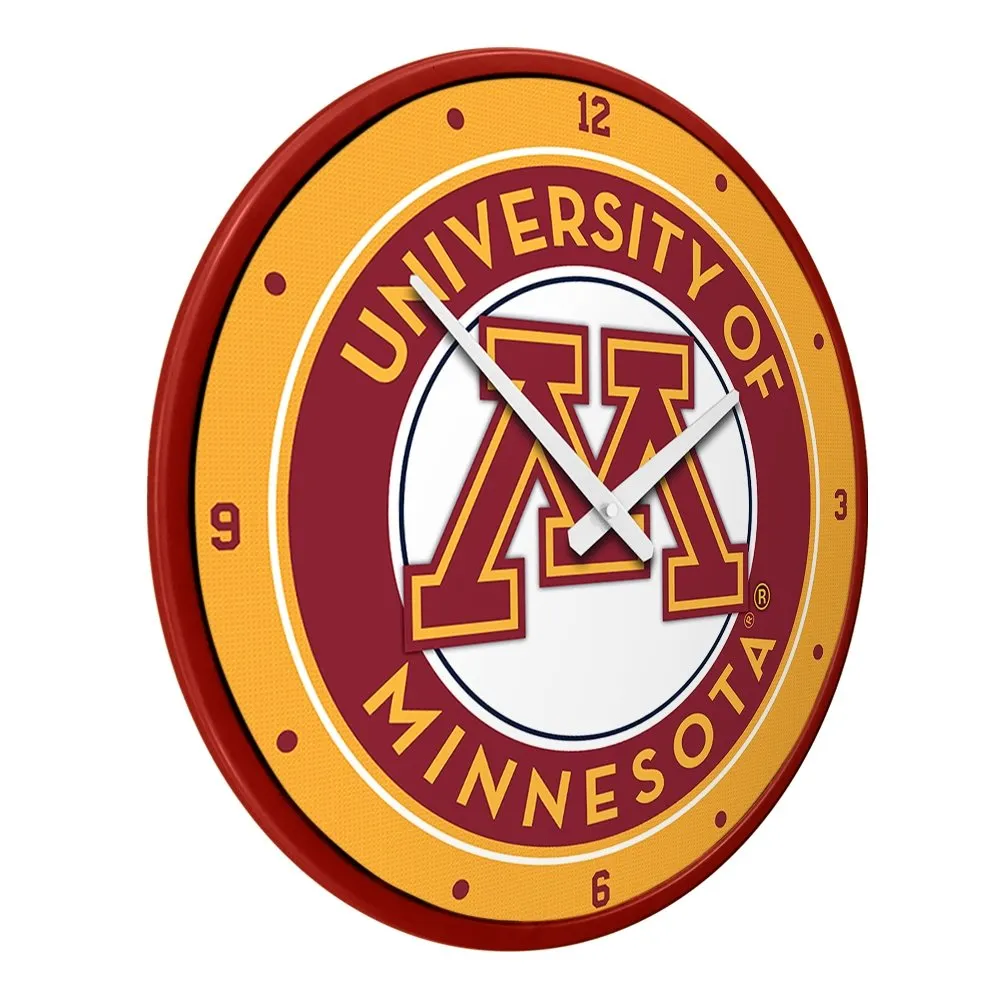Minnesota Golden Gophers: Modern Disc Wall Clock